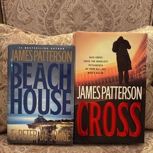 James Patterson Book Set - The Beach House & Cross